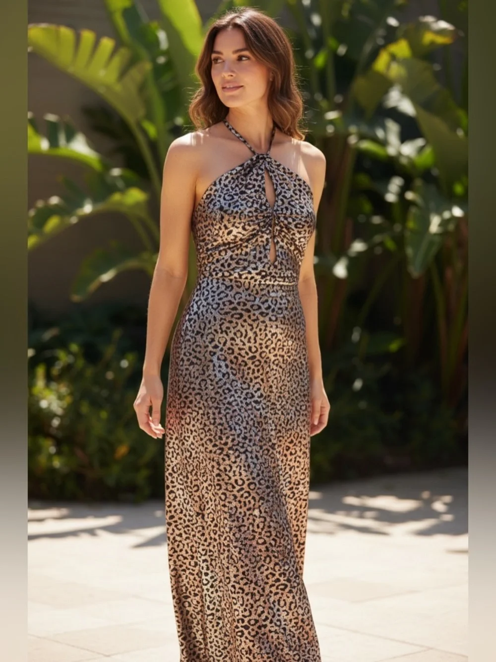 Cristina Love halter dress size Large/XL - Picture 3 of 5